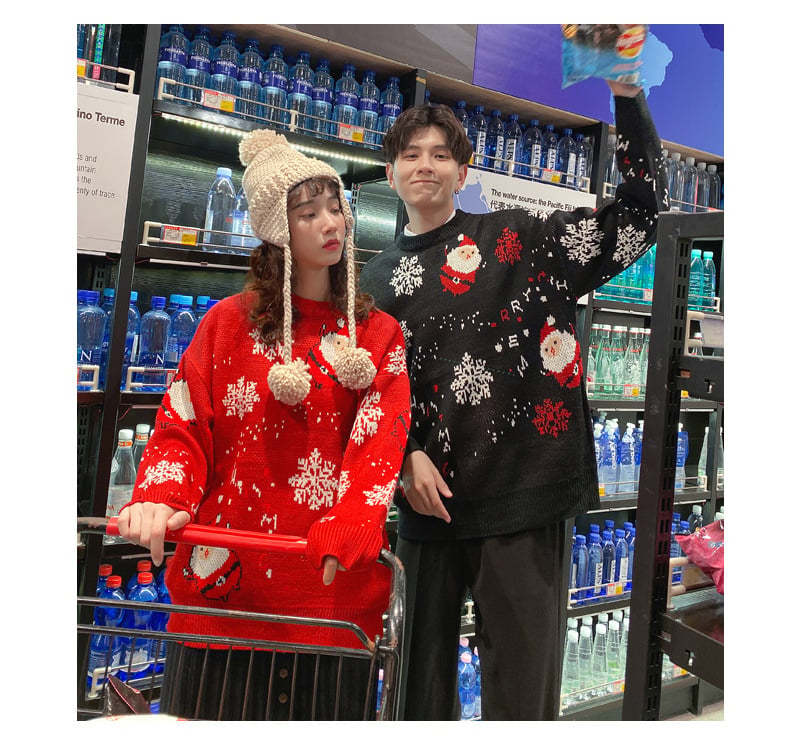 Couple Outfit Santa Claus Sweater 5