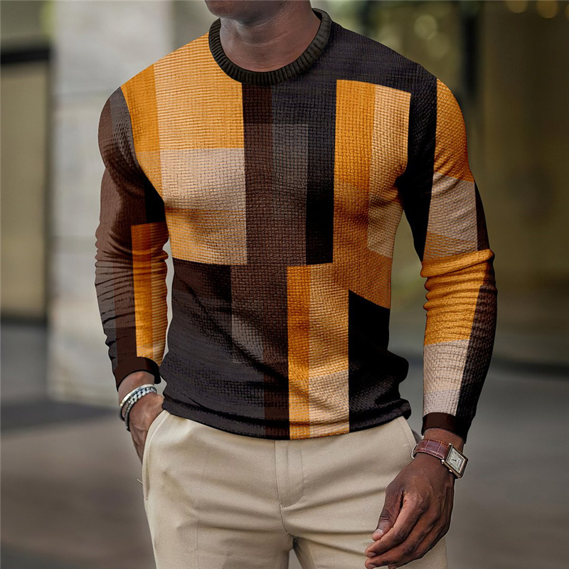 Men's Diamond Plaid Shirt Style 3