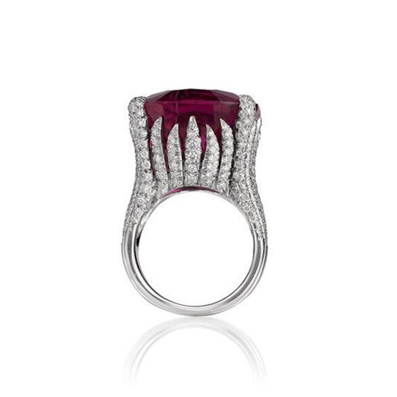 Square Ruby Ring