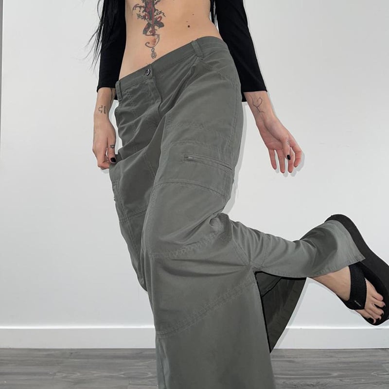 European and American Street Retro Split Skirt View 4