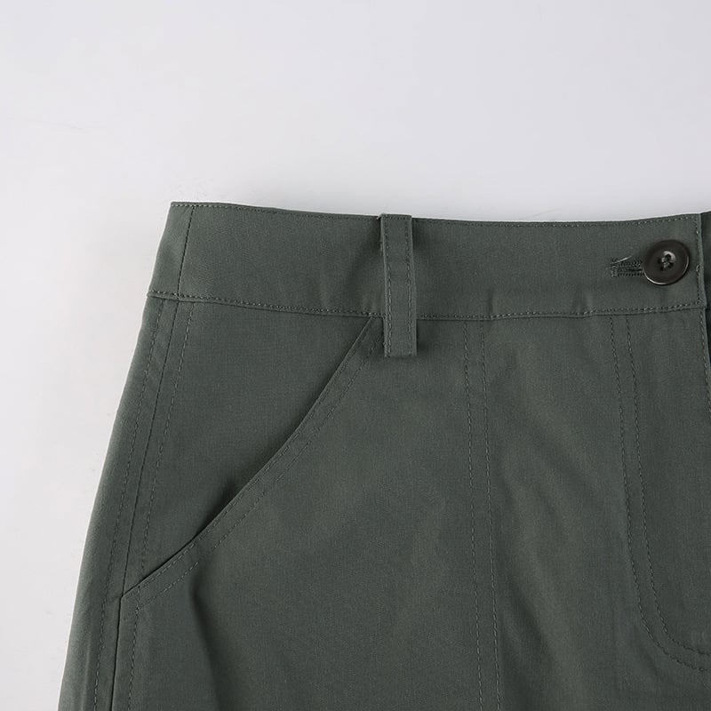European and American Street Retro Split Skirt View 6