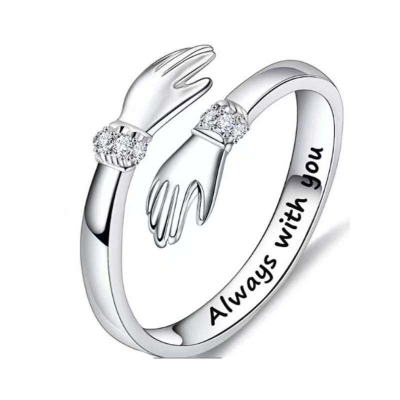 Hug Diamond-studded Ring - Image 4