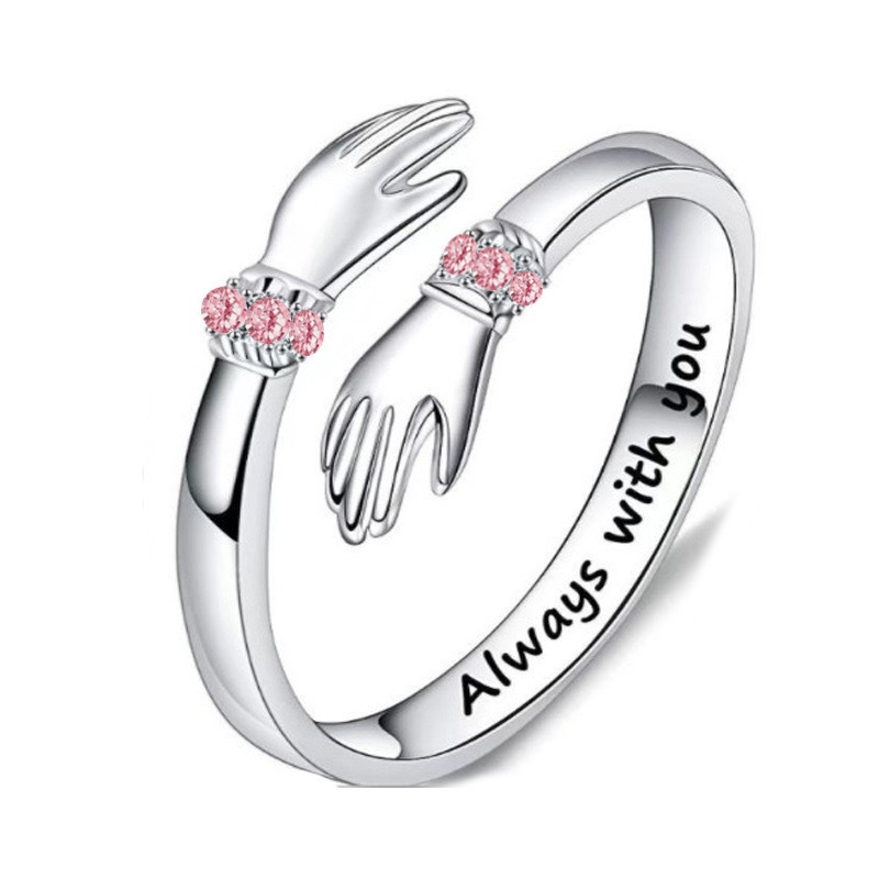Hug Diamond-studded Ring - Image 3