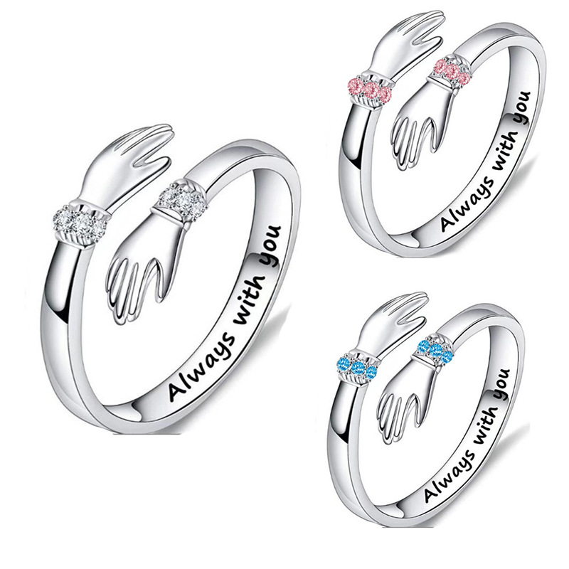Hug Diamond-studded Ring - Image 2