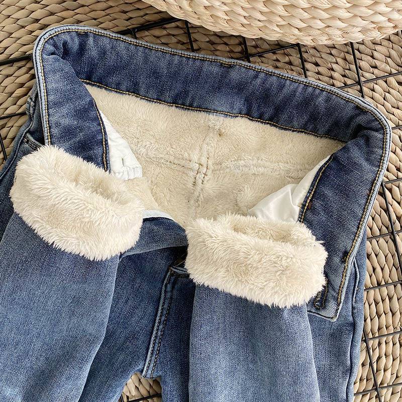 Thick Lambskin Jeans Image 3