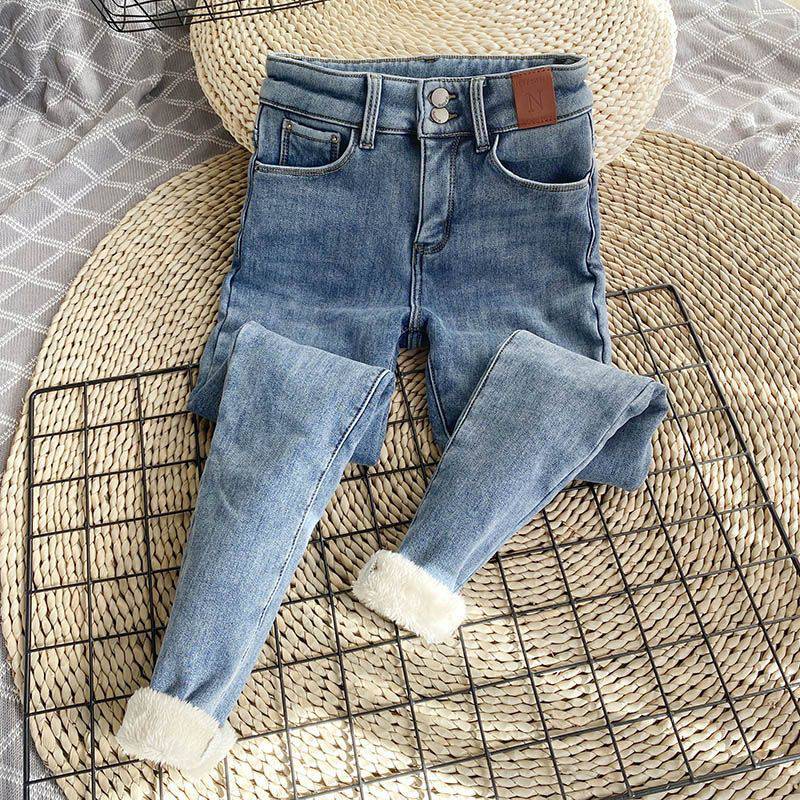 Thick Lambskin Jeans Image 5