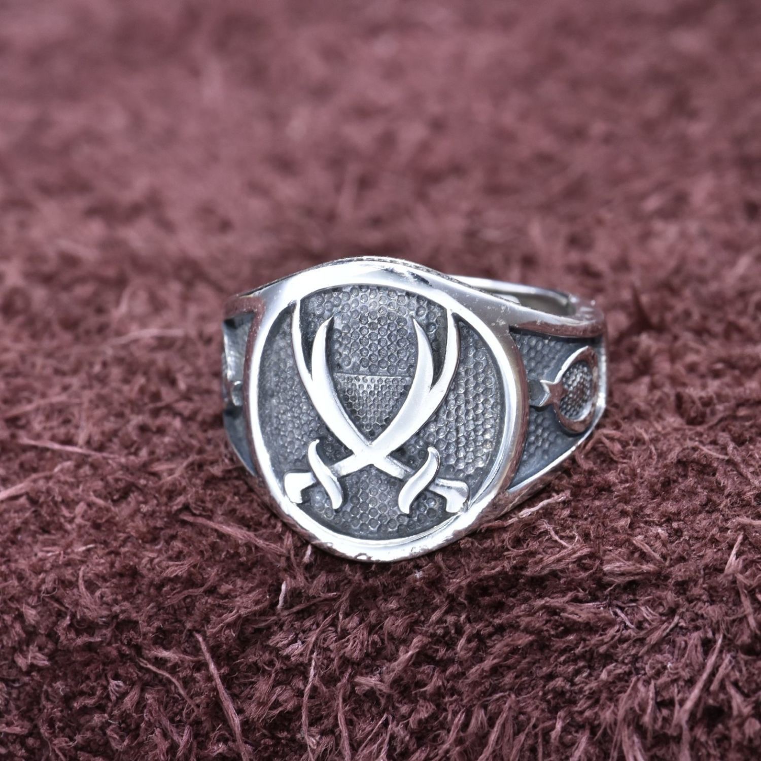 Retro Double Knife Ring 1