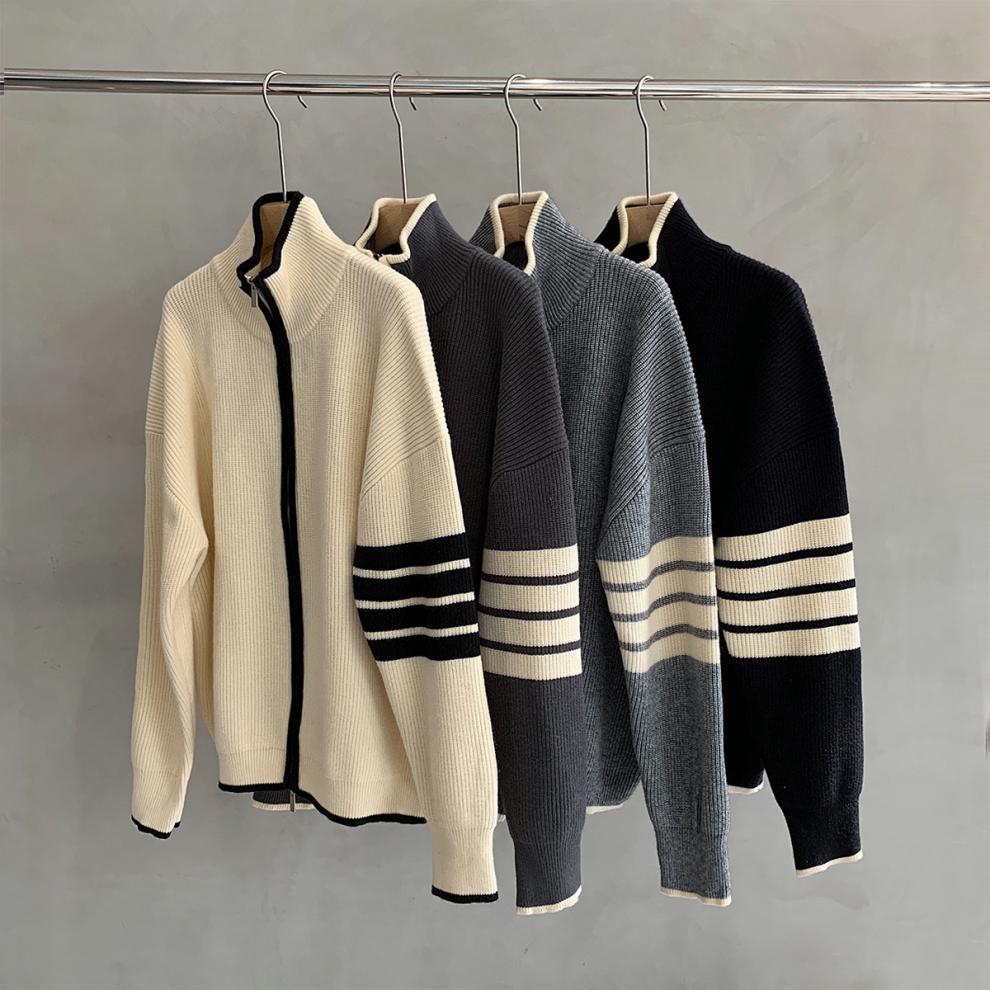 Lightly Mature Turtleneck Cardigan Image 1