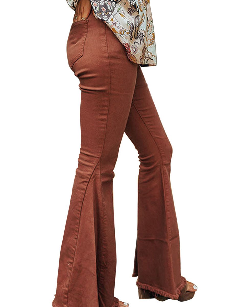 High Waist Jeans - Side View