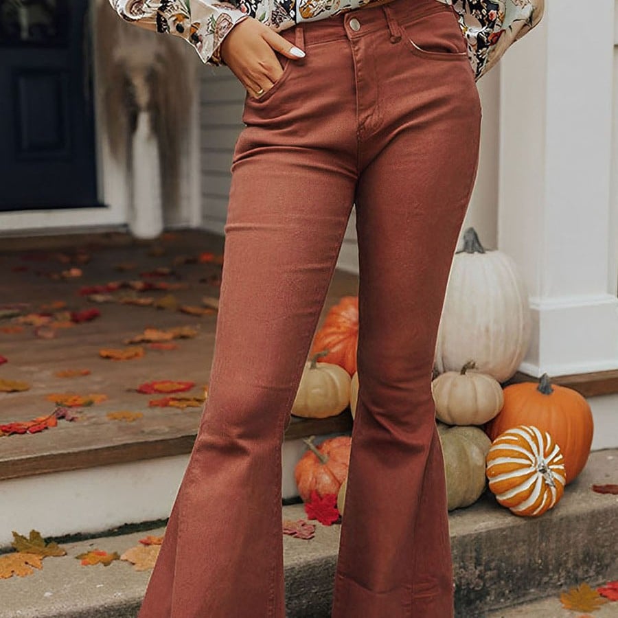 Casual Outfit with High Waist Jeans