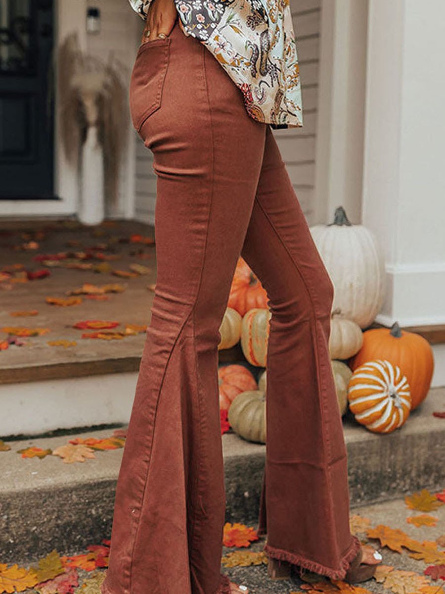 High Waist Jeans - Back View