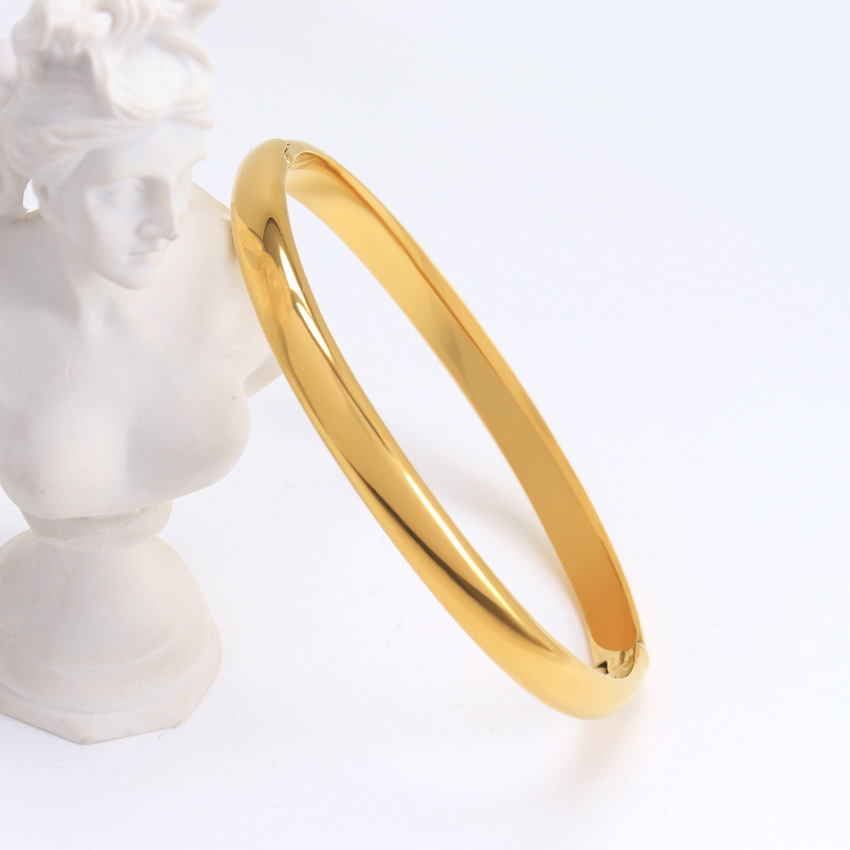 Gold Buckle Stainless Steel Bracelet 1