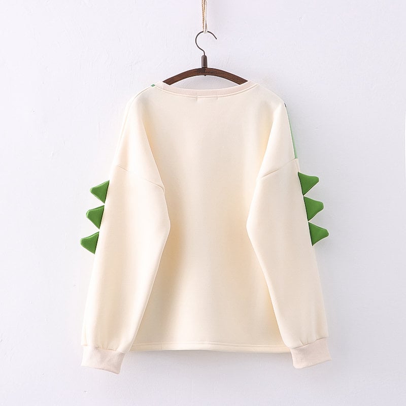 Fleece-lined Pullover Sweatshirt 2