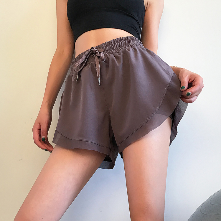 Different Angles of Fitness Shorts