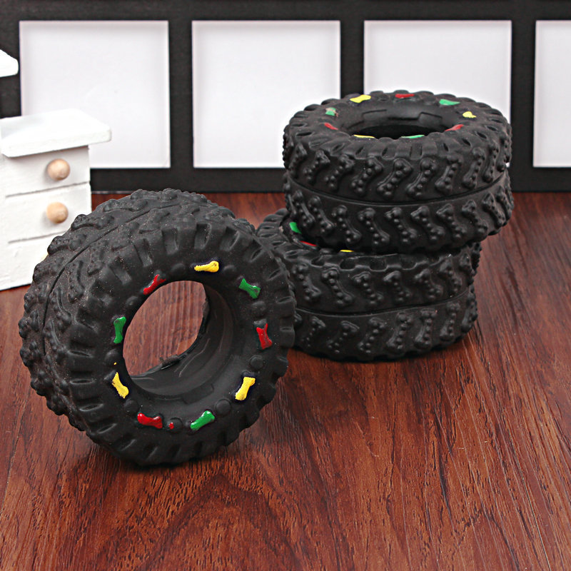 Dog Chewing Tire Toy