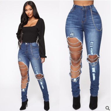 Trendy Ripped Jeans