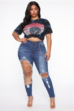 Light Blue Ripped Jeans