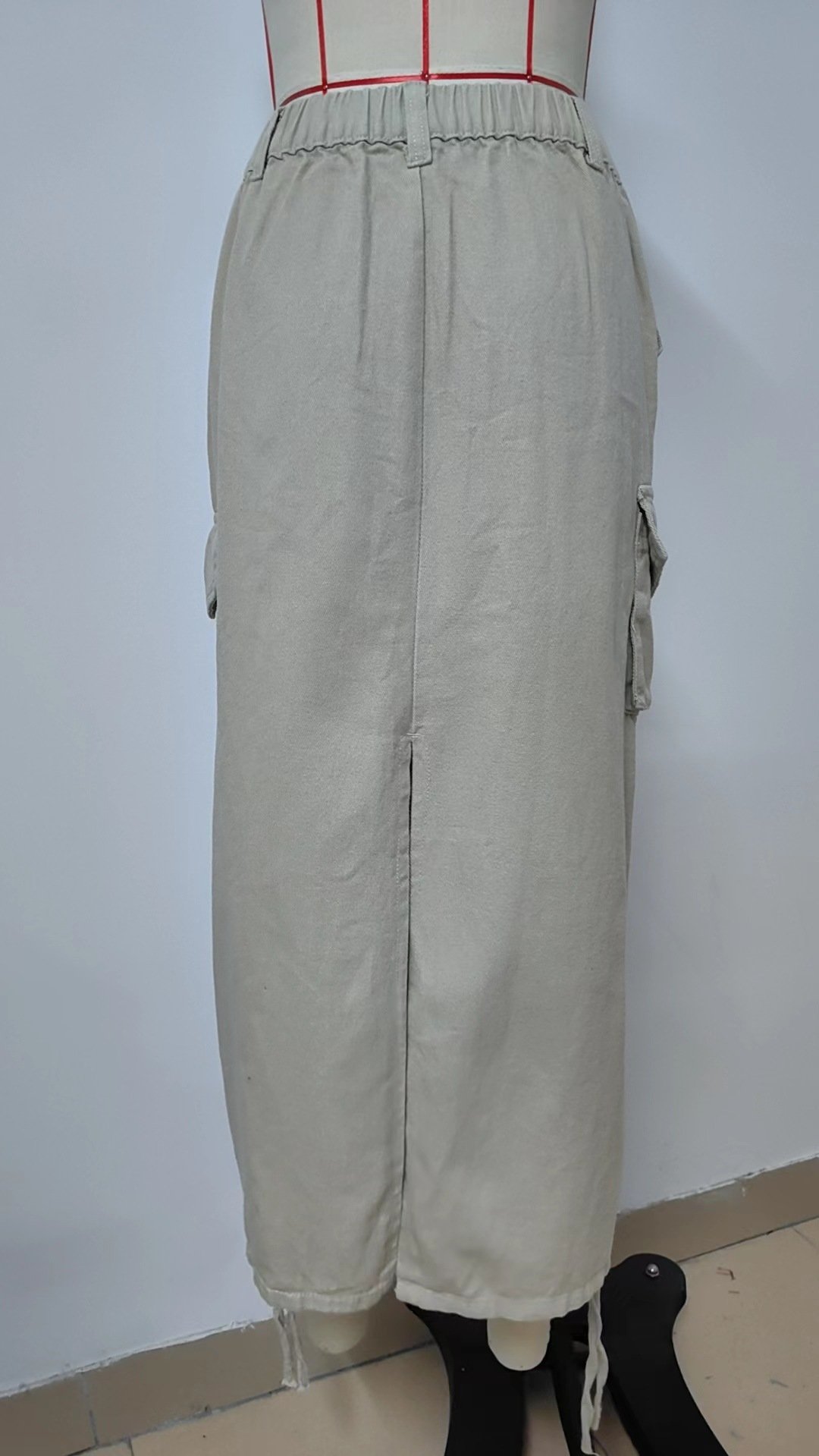 Denim Midi Skirt