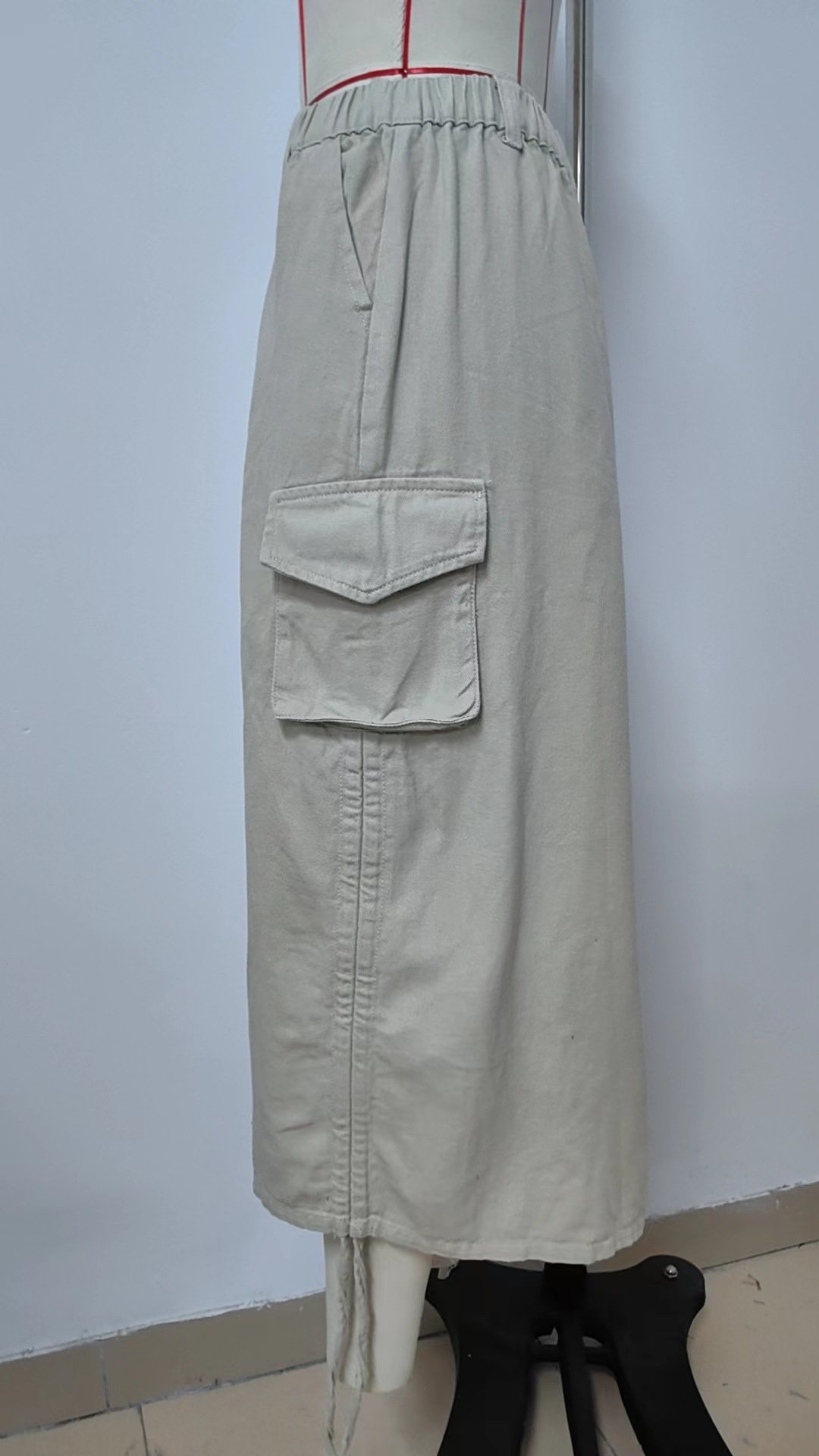 Denim Midi Skirt