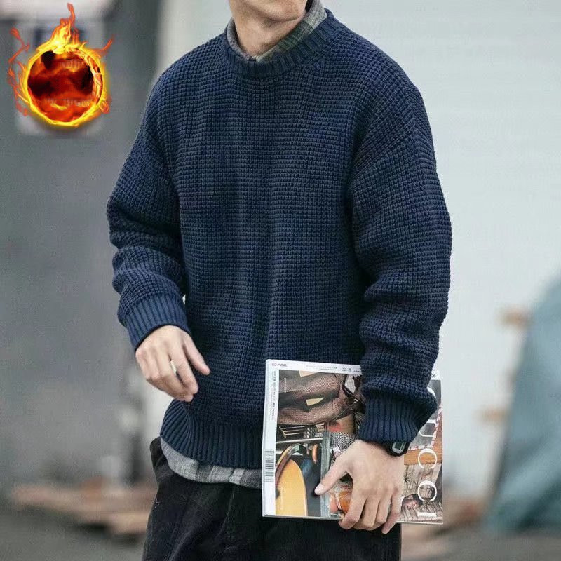 Men's Heavy Knit Sweater - Image 7