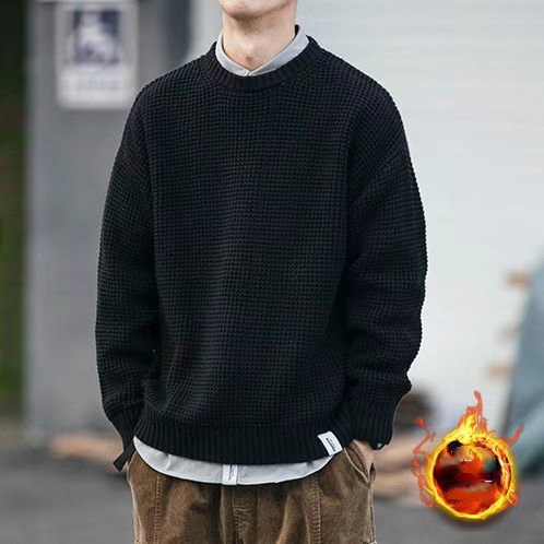 Men's Heavy Knit Sweater - Image 4