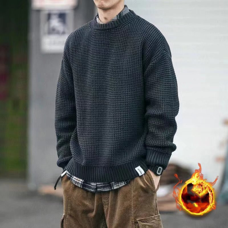 Men's Heavy Knit Sweater - Image 6