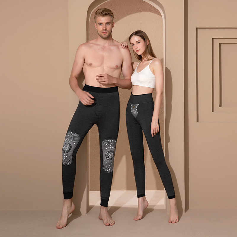 Couple Kneecap Silk Soft Wool Pants Image 5