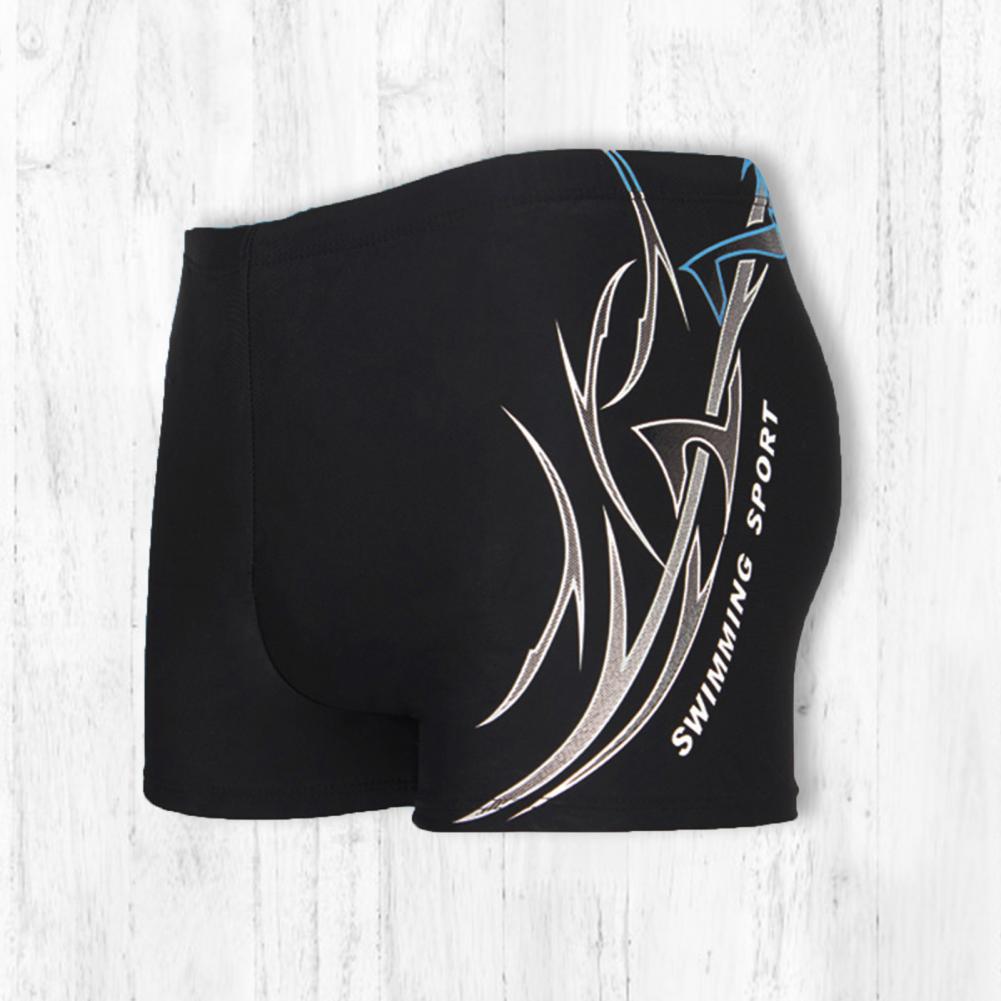Men's Boxer Plus Size Swimming Shorts Black