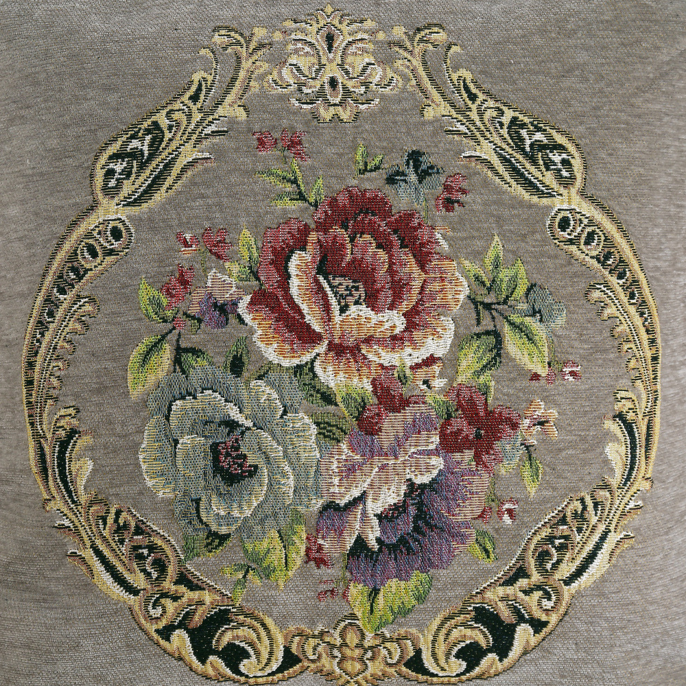 Chenille Flower Pillow 3