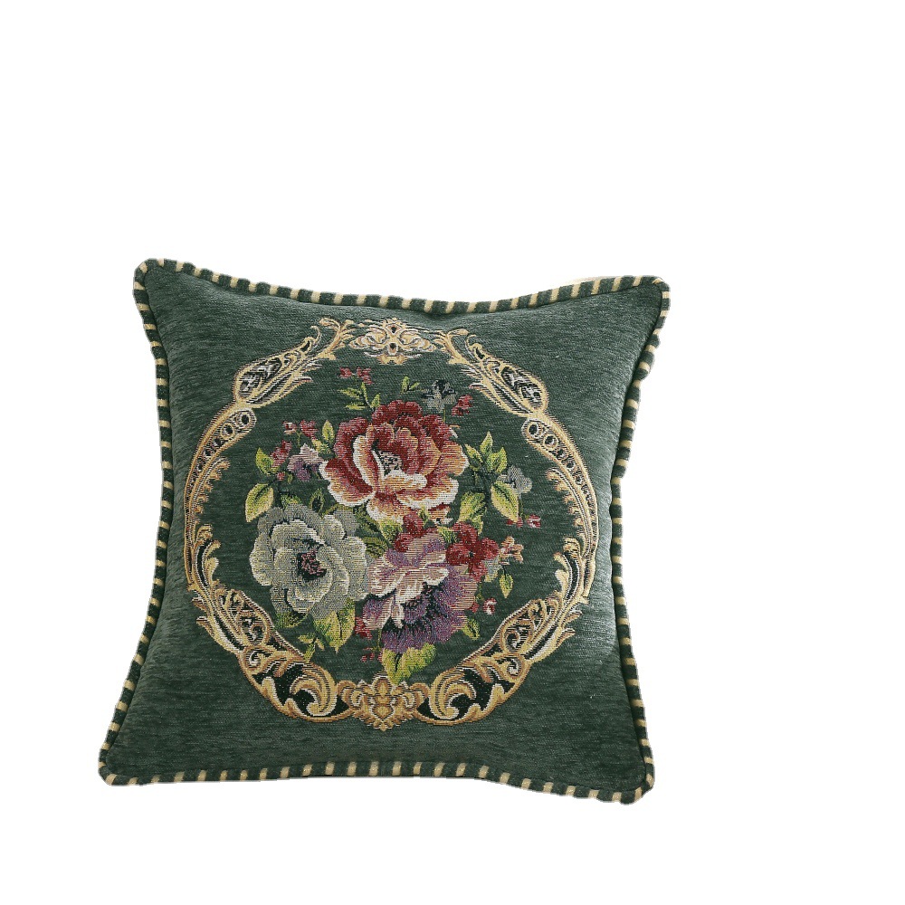 Chenille Flower Pillow 5