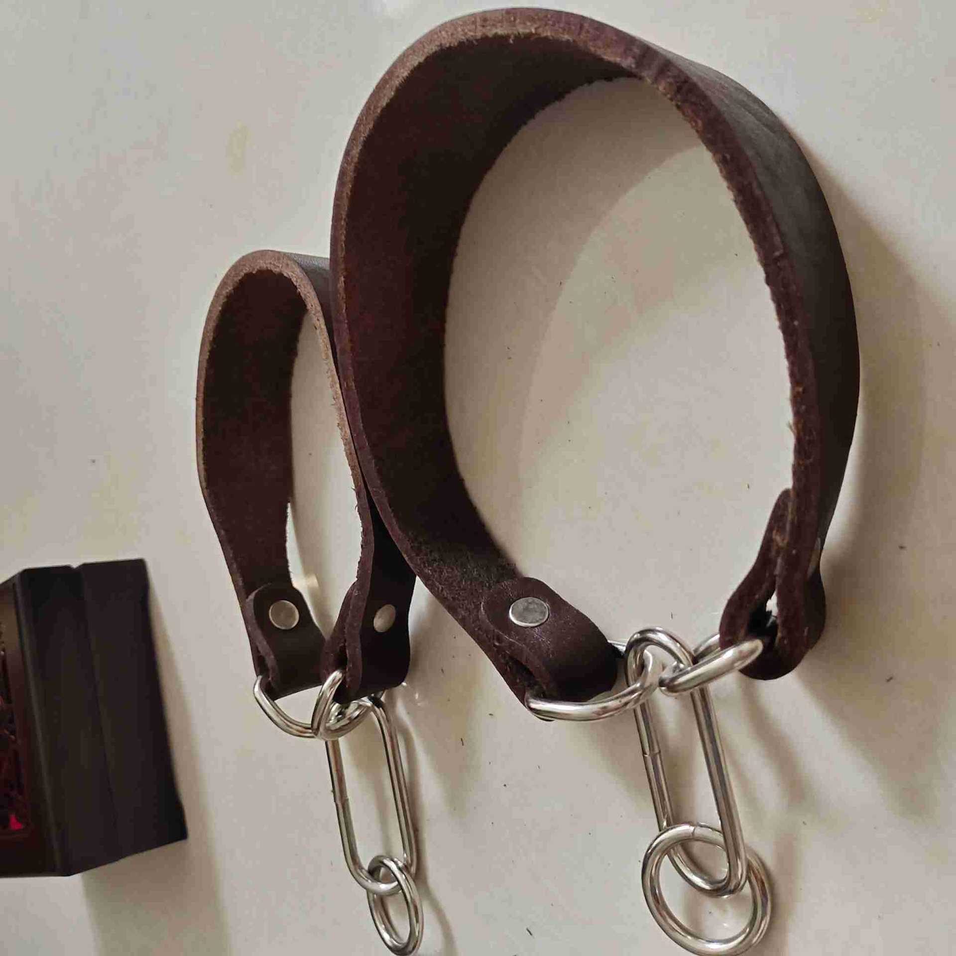 Widened Greyhound Leather Collar Image 2