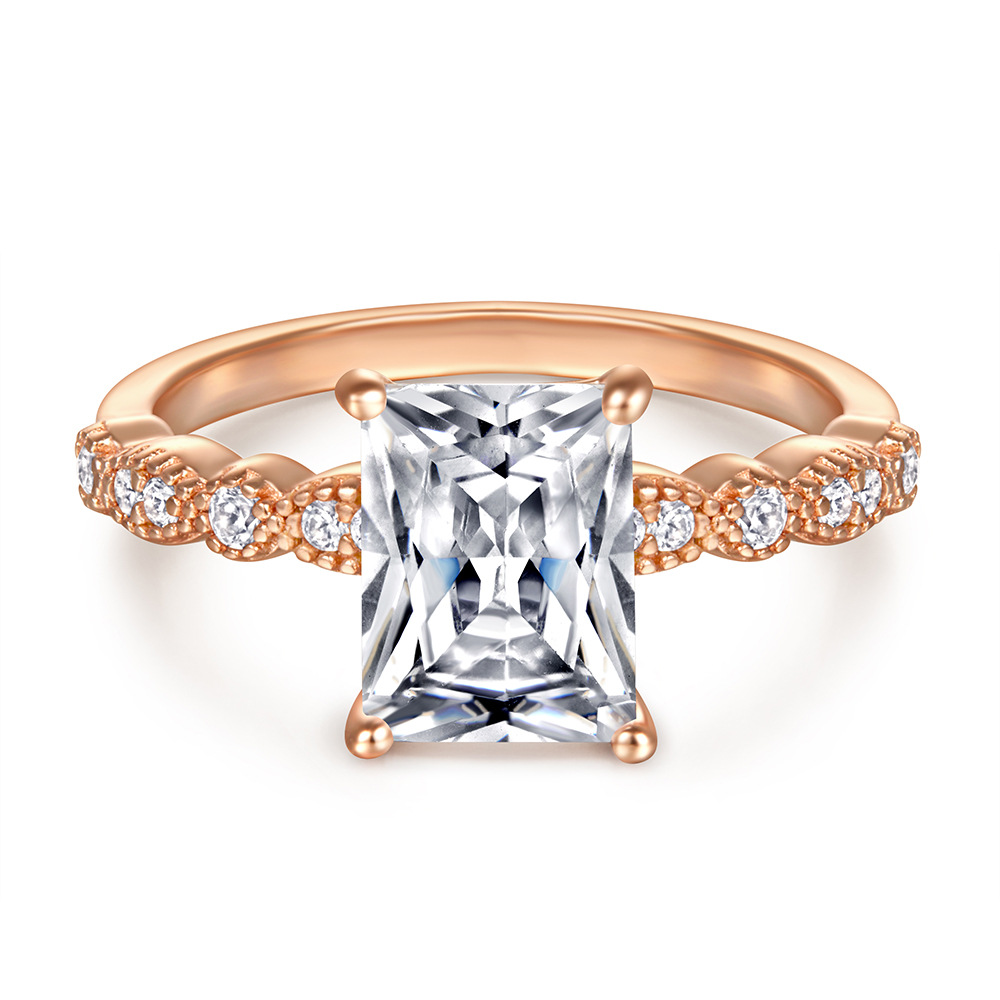 Fashion Silver Women's Wedding Ring in various colors