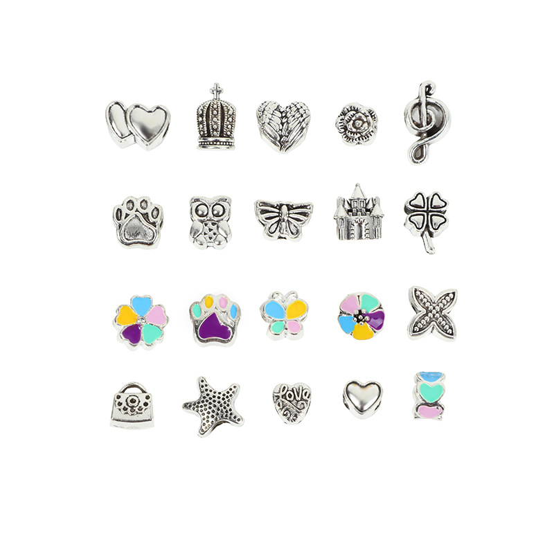 Children's Large Hole Beads Crystal DIY Bracelet Gift Set Image 5