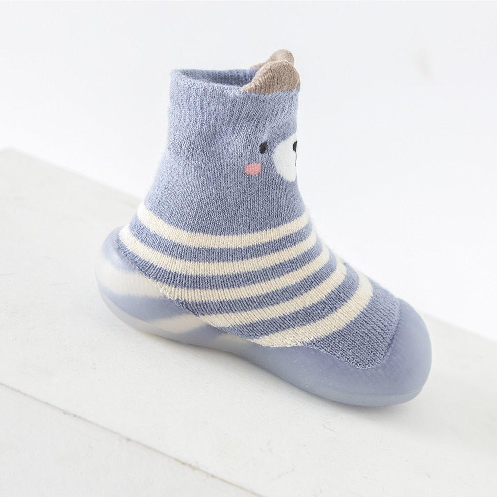 Children's Baby Toddler Mid-tube High-top Socks Floor Shoes