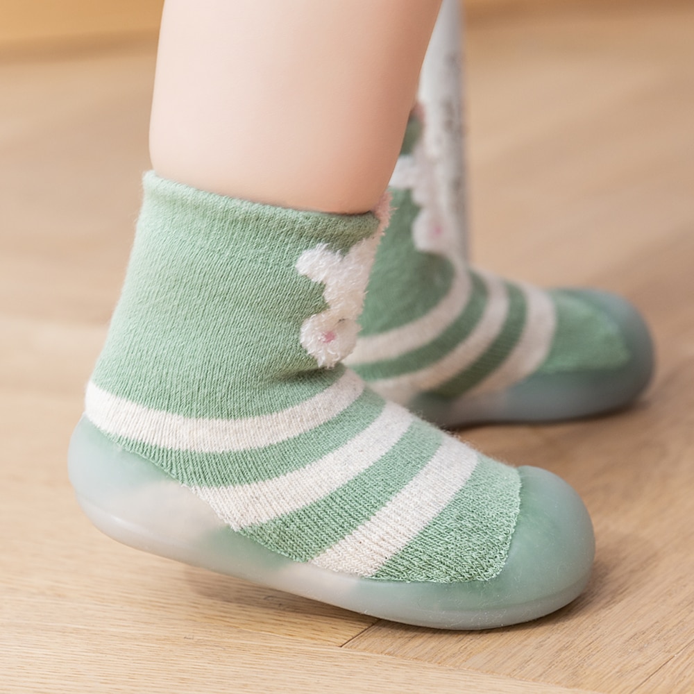 Children's Baby Toddler Mid-tube High-top Socks Floor Shoes