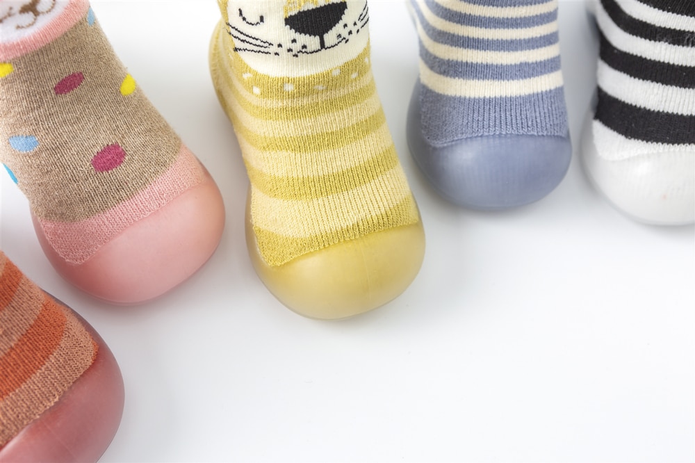 Children's Baby Toddler Mid-tube High-top Socks Floor Shoes