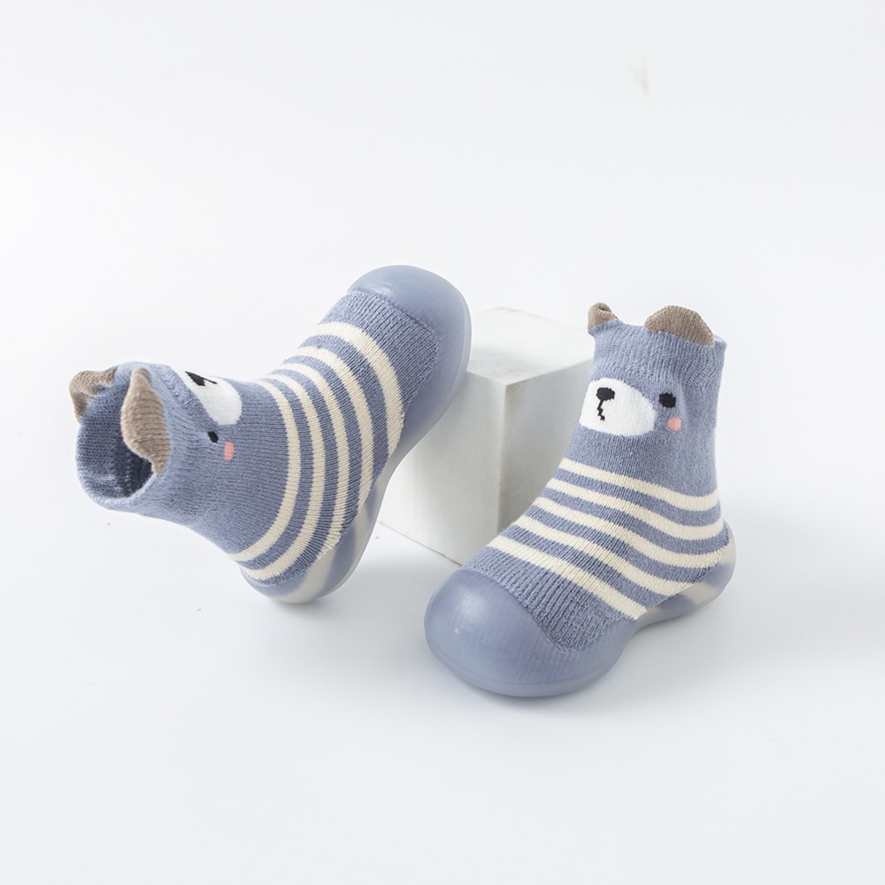 Children's Baby Toddler Mid-tube High-top Socks Floor Shoes