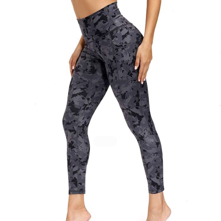Women's Trousers - Camouflage Light Purple