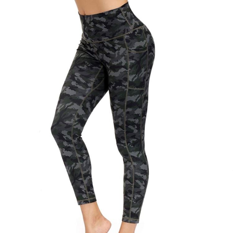 Women's Trousers - Camo Black