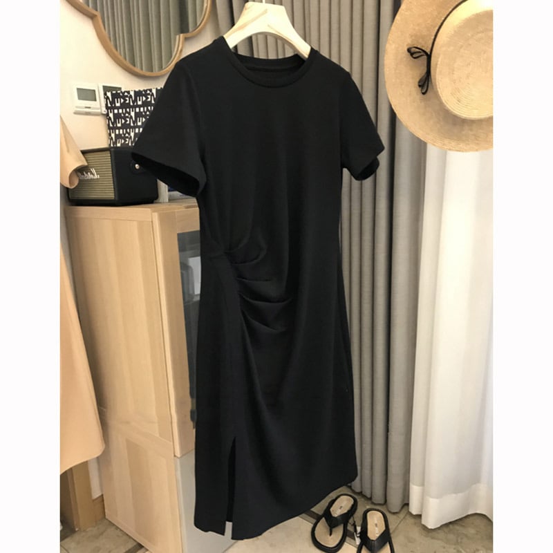 Summer Slim Dress Brown
