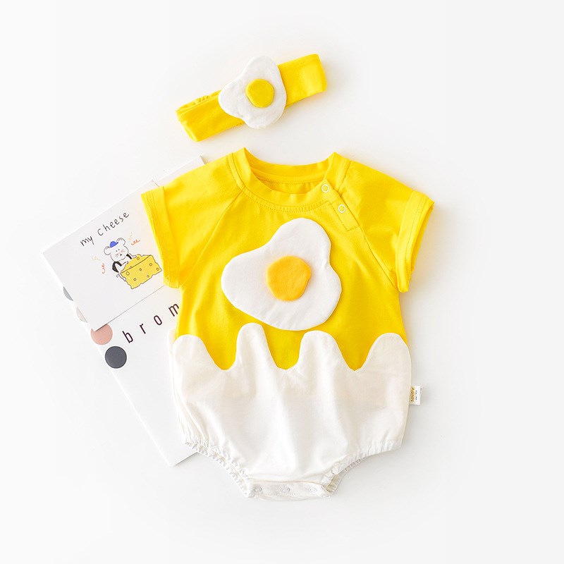 Creative Egg Triangle Romper Image 1