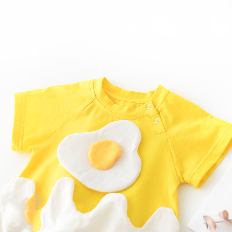 Creative Egg Triangle Romper Image 4
