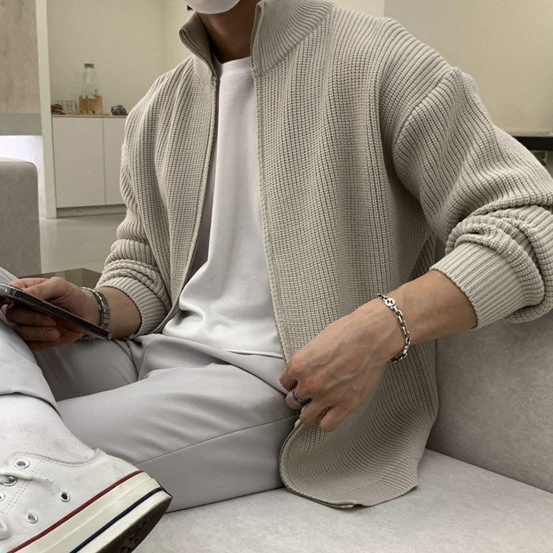Knitted Cardigan Side View