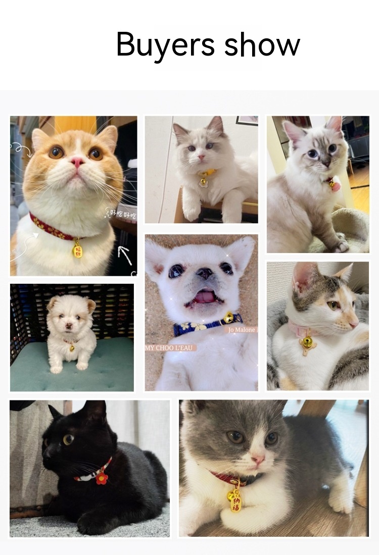 Cat Dog Pet Collar Bell5