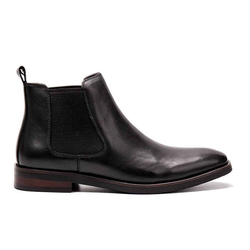 Brown Head Leather Business Shoes 1