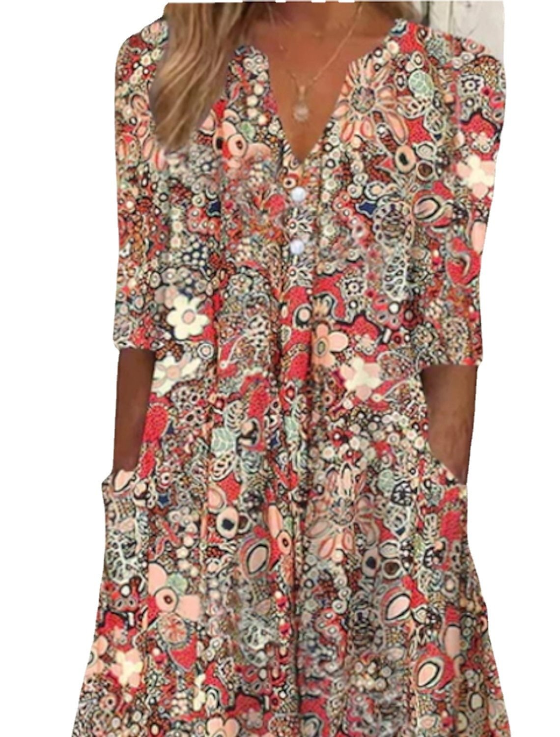 Women's Fashion Casual Holiday Dress - Image 3