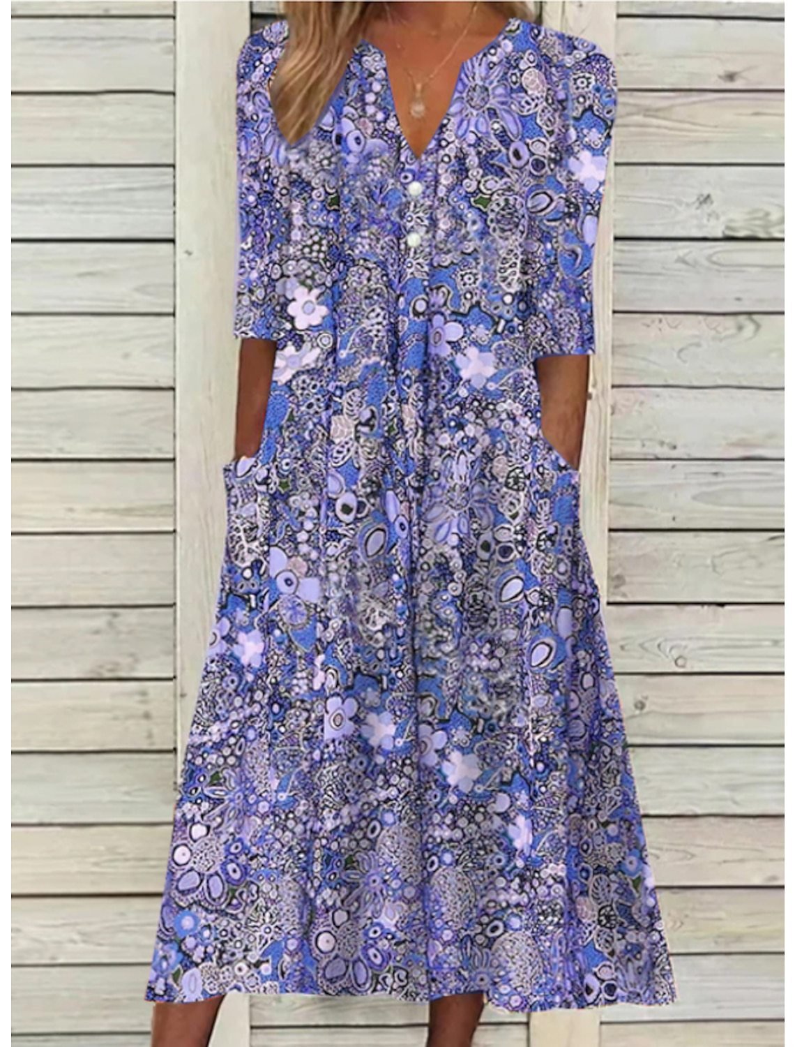 Women's Fashion Casual Holiday Dress - Image 5