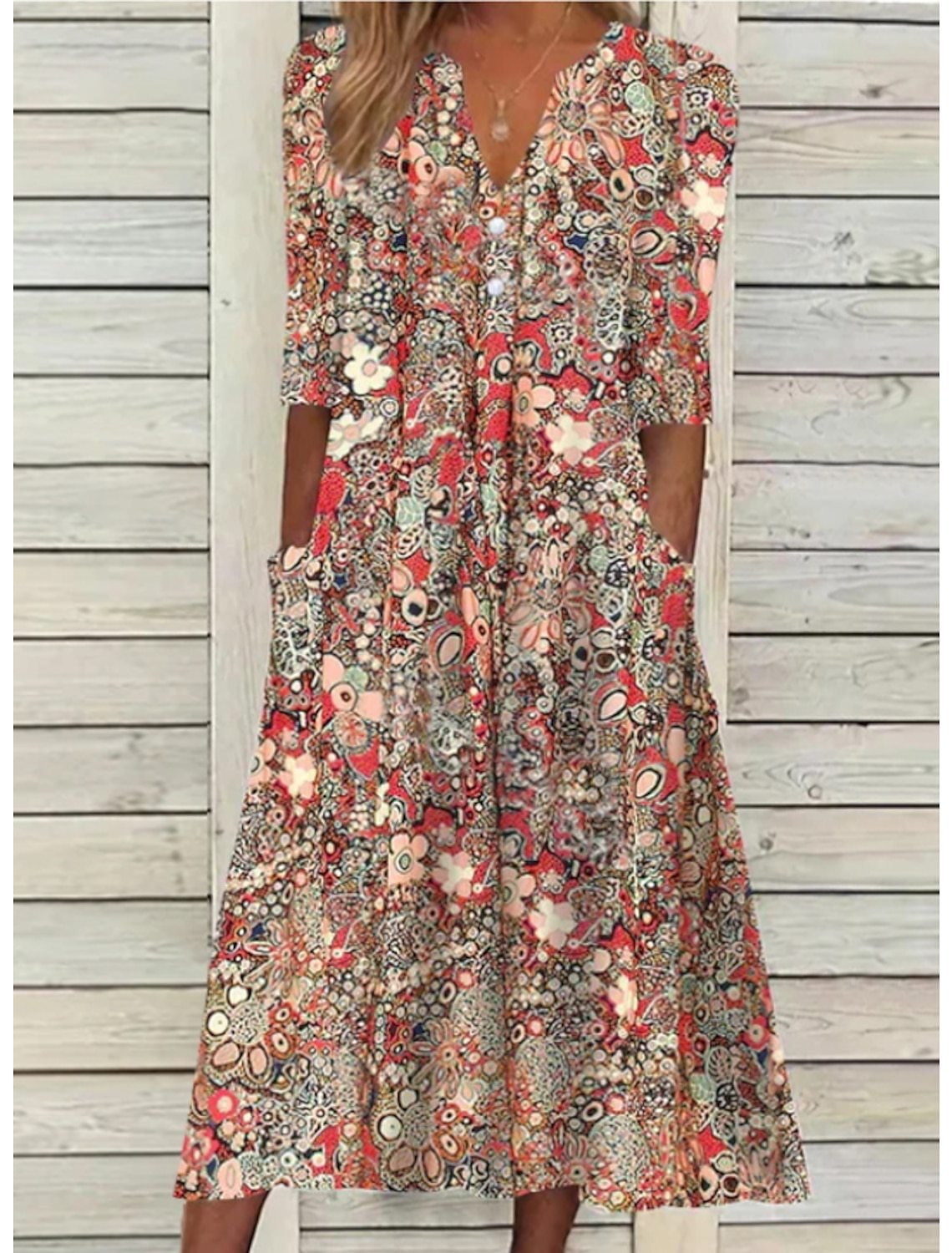 Women's Fashion Casual Holiday Dress - Image 2