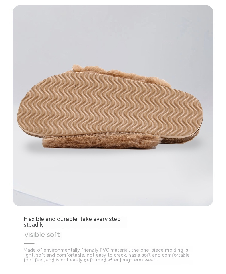 Round toe slippers for comfort