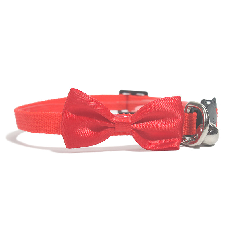 Nylon Bell Bow Pet Tie Collar - Image 7